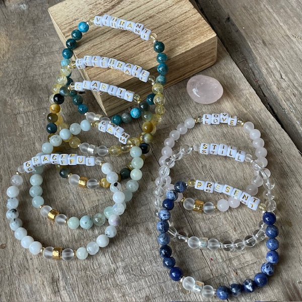 Word of the Year Bracelets - Gemstone