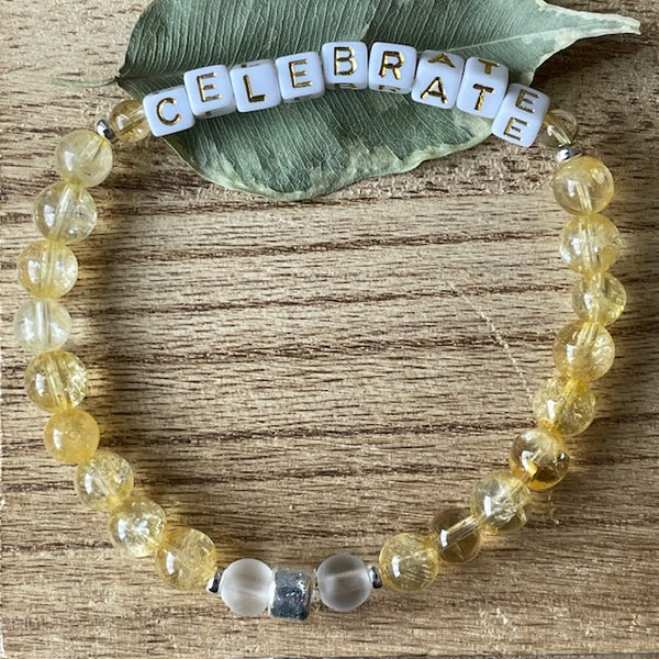 Word of the Year Bracelets - Gemstone