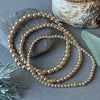 Gold and Silver Beaded Bracelets