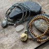 Angel Bracelet - blue and gold