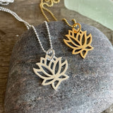 Chain Necklace - Lotus bloom