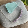 Amethyst Beaded Bar - February