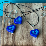 Gore-tex Necklace - Glass Heart