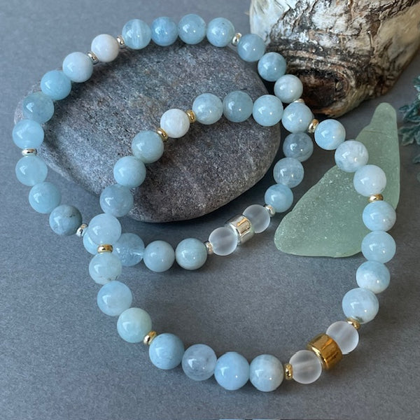 Aquamarine Gemstone Bracelet