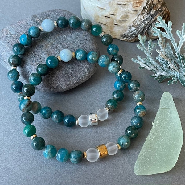 Apatite Gemstone Bracelet