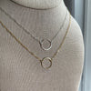 Chain Necklace - Mini-Paperclip w/Circle