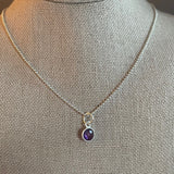 Mini Gemstone Charm - Amethyst