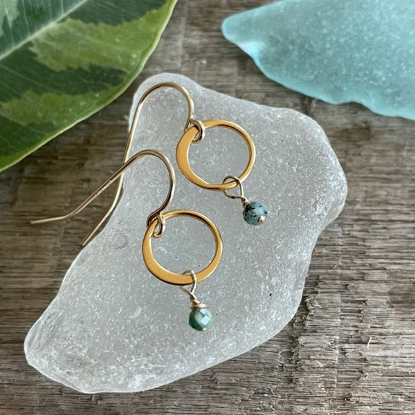 Emerald Earrings - May