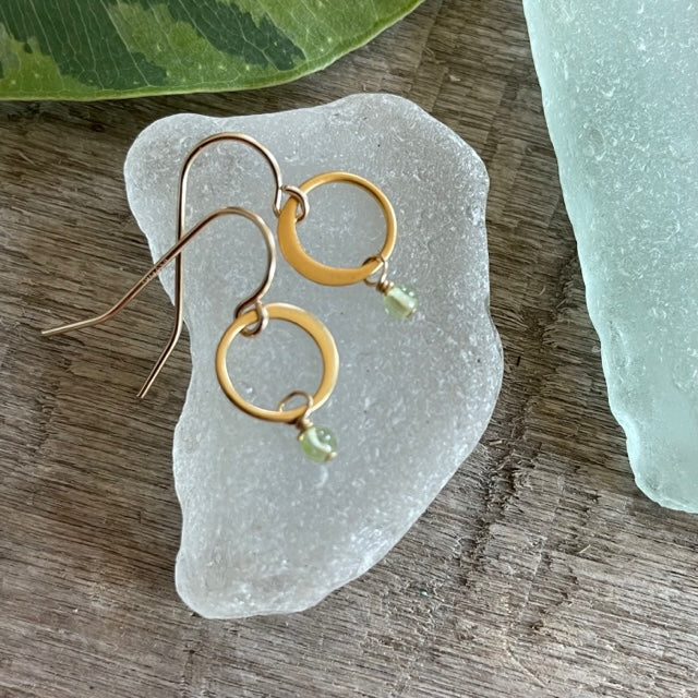 Peridot Earrings - August