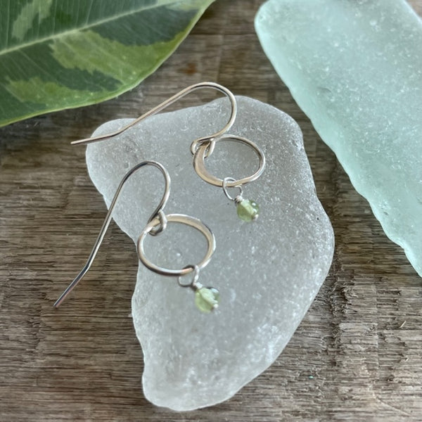 Peridot Earrings - August