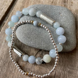 Aquamarine Birthstone Bracelet