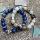 Chunky Stretchy Bracelets  - Gemstones with Meaning