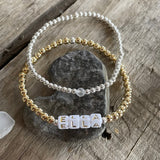 Mini Bead Bracelets - Custom Name