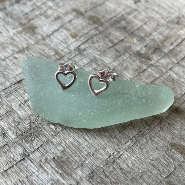 Small Open Hearts Studs