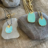 Chain Necklace - Turquoise Pendant