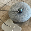 Gore-tex Necklace - Dark Blue Pearl