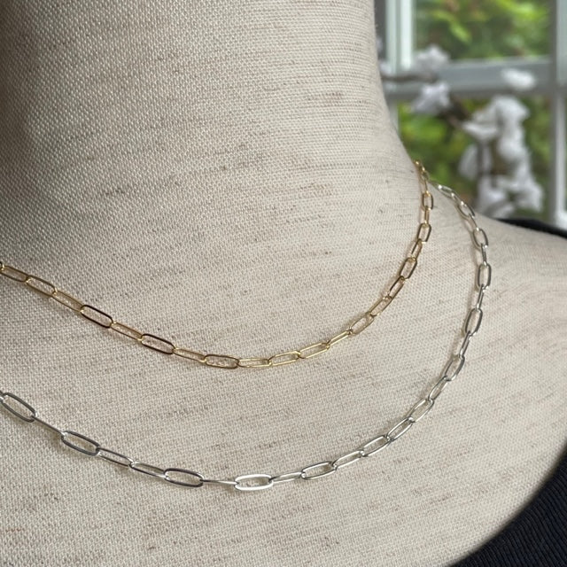 Chain Necklace - Paperclip