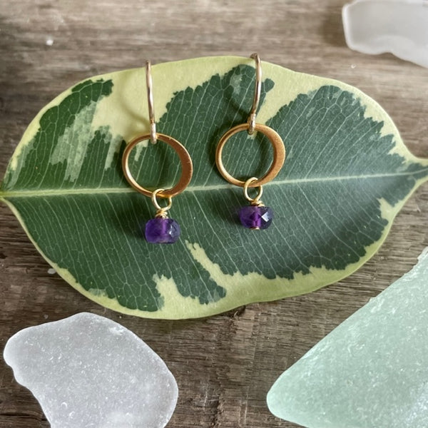 Amethyst Earrings - February