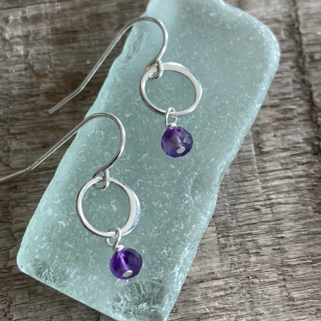 Amethyst Earrings - February