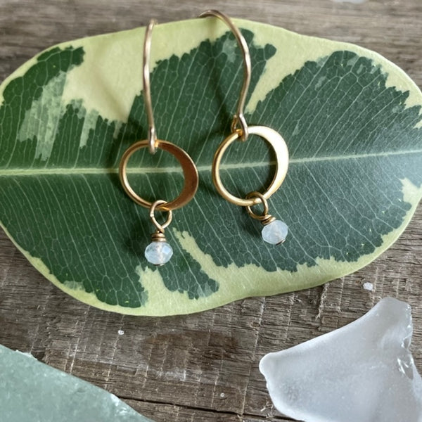 Aquamarine Earrings - March