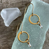 Clear Quartz Earrings - April