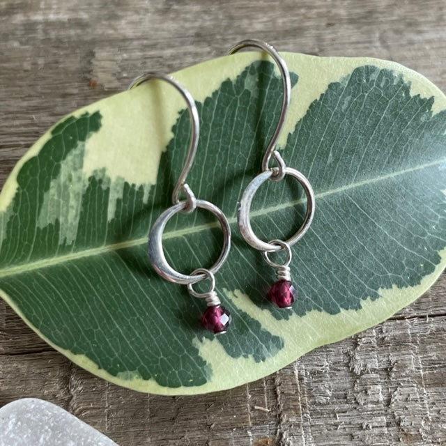 Ruby Earrings - July