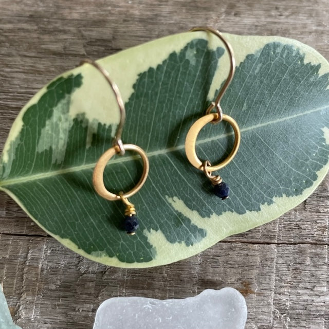 Sapphire Earrings - September