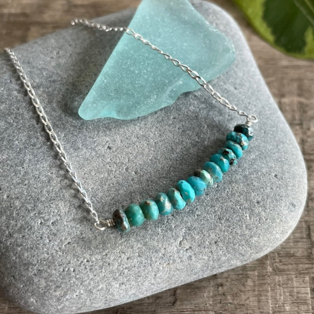 Turquoise Beaded Bar  - December