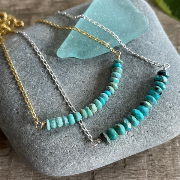 Turquoise Beaded Bar  - December