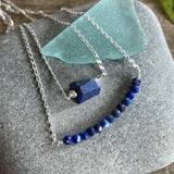 Gemstone Choker/Necklace  - Friendship Stone - Lapis