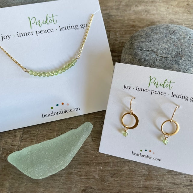 Peridot Earrings - August