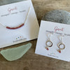 Garnet Earrings - January